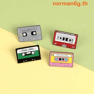 Anorman 90s เทปเพลง เครื่องประดับ ของขวัญ โรงเรียนเก่า เสื้อผ้า หมุด วินเทจ เคลือบ