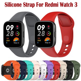 สายนาฬิกาข้อมือซิลิโคน ของแท้ สําหรับ Xiaomi Redmi Watch 3 Smartwatch Band Redmi watch3