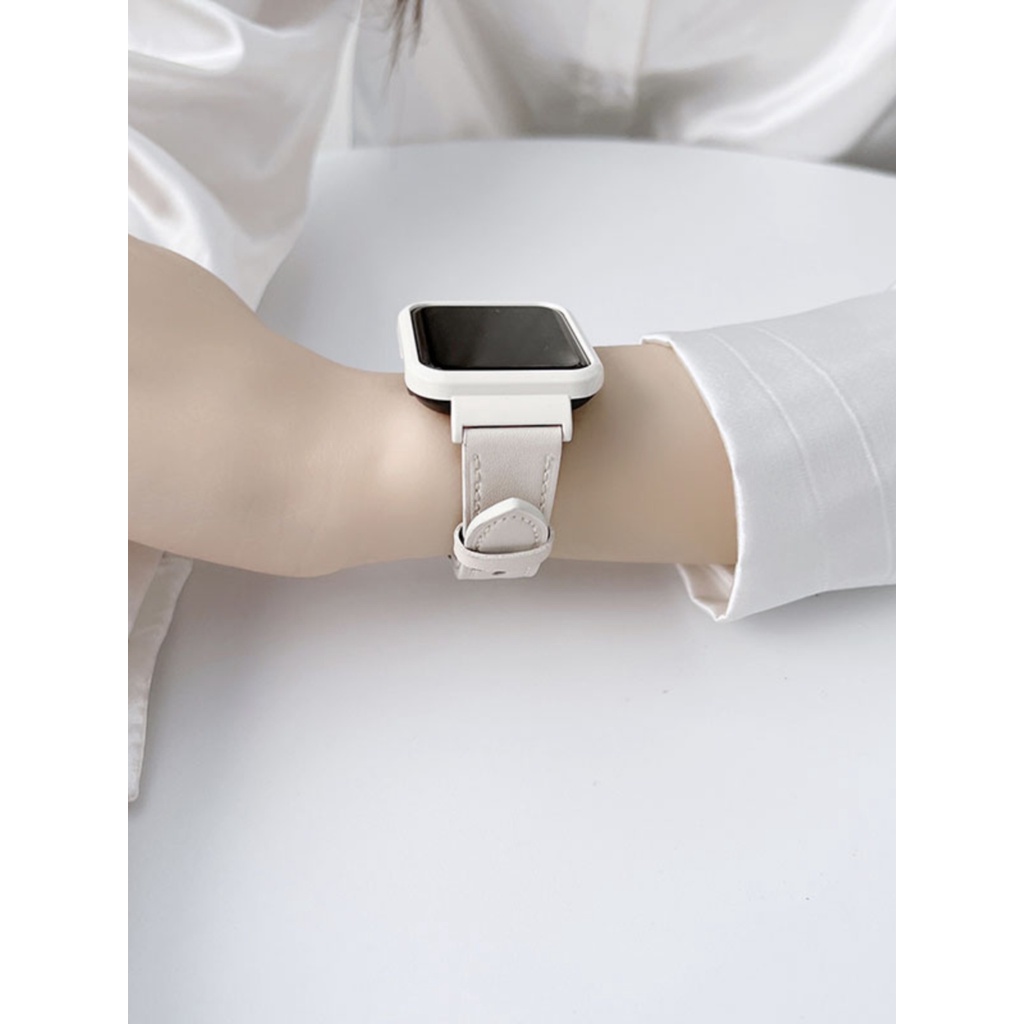 สายนาฬิกาข้อมือหนัง สําหรับ Xiaomi Mi Watch Lite 3 2 Mi Redmi Watch 2 Lite 3 Redmi Watch 3 Lite