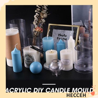 Hecceh แม่พิมพ์เทียน พลาสติก DIY สําหรับตกแต่งคริสต์มาส สบู่