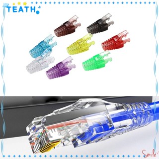 Teath RJ45 CAT6 ปลอกหุ้มสายแลน อีเธอร์เน็ต ป้องกัน หลากสี ทนทาน สําหรับแมว 5 CAT6 CAT6