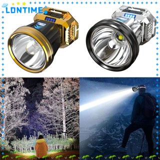 Lontime 2 in 1 ไฟฉาย LED สปอตไลท์ ABS กันน้ํา พลังงานสูง ชาร์จได้ ของขวัญ สําหรับผู้ชาย