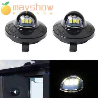 Mayshow หลอดไฟ LED 12V ติดป้ายทะเบียนรถยนต์ แบบเปลี่ยน สําหรับ Ford F150 F250 F350