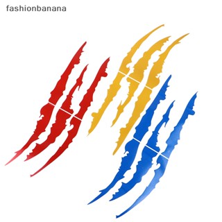 [fashionbanana] สติกเกอร์สะท้อนแสง ลายกรงเล็บมอนสเตอร์ สําหรับติดตกแต่งรถยนต์