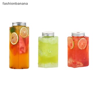 [fashionbanana] ขวดน้ําผลไม้ ชา นม กาแฟ โยเกิร์ต น้ําผลไม้ 500 มล.