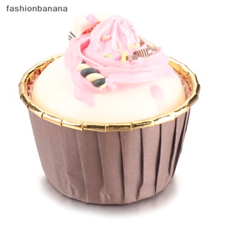 [fashionbanana] ใหม่ ถ้วยกระดาษห่อคัพเค้ก เบเกอรี่ 50 ชิ้น ต่อแพ็ก