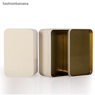 [fashionbanana] กล่องดีบุก โลหะ ขนาดเล็ก สําหรับใส่ชา คุกกี้ 1 ชิ้น