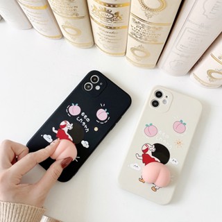 เคสโทรศัพท์มือถือแบบนิ่ม ลายการ์ตูนชินจัง สกุชชี่ พีช สําหรับ Realme C55 C53 C35 C33 C31 C30 C30s C21y C25y C25 C25s C21 C20 C17 C15 C12 C11 2021