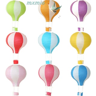 Mxmio โคมไฟกระดาษ สีรุ้ง 12 นิ้ว 30 ซม. สําหรับแขวนตกแต่งห้องนอนเด็ก งานแต่งงาน DIY