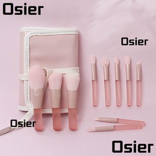 Osier1 ชุดแปรงแต่งหน้า ขนแปลงไฟเบอร์ ขนปุยนุ่ม 7 10 ชิ้น