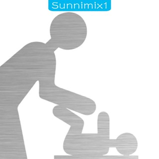 [Sunnimix1] ป้ายเปลี่ยนผ้าอ้อม สเตนเลส สําหรับแม่ และเด็ก