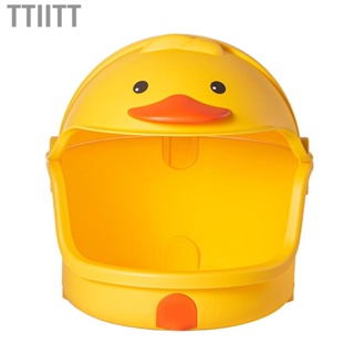 Ttiitt Cartoon  Bed  Yellow Duck Shape Durable Cave Comfortable Half Wrap Design for 4 Season Universal Dog