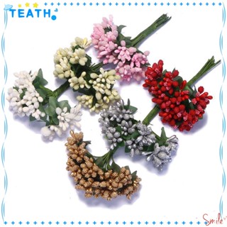 Teath กล่องขนม ดอกไม้ประดิษฐ์ แฮนด์เมด DIY 144 ชิ้น