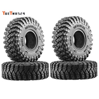 『yueywh524』ยางล้อรถ 62 มม. 1.0 นิ้ว 4 ชิ้น สําหรับรถบังคับ 1/18 1/24 Axial SCX24 AX24 Traxxas TRX4M FMS FCX24