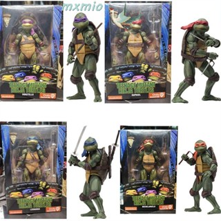 Mxmio โมเดลฟิกเกอร์ PVC รูปปั้นนินจาเต่า Limited Edition Neca 1990 ขนาด 7 นิ้ว 18 ซม. ของเล่นสําหรับเด็ก