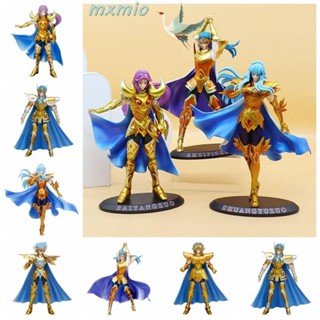 Mxmio โมเดลฟิกเกอร์ Leo Aiolia Aquarius Myth Cloth Saint Seiya Pisces Aphrodite ขนาด 19 ซม. ของเล่นสําหรับเด็ก