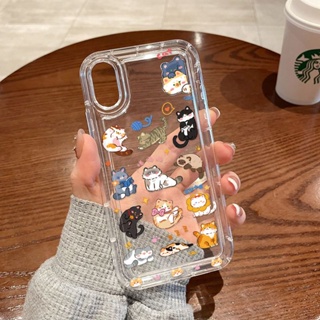 Yiki|เคสโทรศัพท์มือถือแบบนิ่ม TPU ใส ลายการ์ตูนแมวน่ารัก รวมทุกอย่าง สําหรับ OPPO Reno 8T 5G 8 7 6 Lite 6 Pro 6 5F 5 4F 4 Lite 4 Pro 4