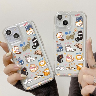 Yiki|เคสโทรศัพท์มือถือแบบนิ่ม TPU ใส ลายการ์ตูนแมวน่ารัก สําหรับ Huawei Nova Y90 Y70 11 Pro 11 10SE 10 9 8 7 Pro 10 9SE 9 8SE 8 7SE 7 7i 6SE 5T 3i