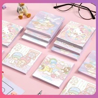 Creative 50 แผ่น Sanrio Post-it Note Sticky Note Kuromi Hello Kitty สติ๊กเกอร์กระดาษโน้ตกระดาษโน้ตสะดวกกระดาษโน้ตโรงเรียนอุปกรณ์สมุดจดนักเรียน [COD]