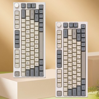 MK80 Max Retro Theme 75 Percent Keyboard,Hot-swappable Three-mode Wireless,75% Layout ,Linear Tactile Switch คีย์บอร์ดธีมย้อนยุค 75 เปอร์เซ็นต์ ไร้สาย สามโหมด 75%