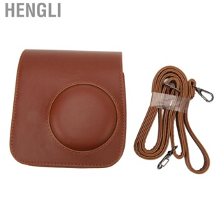 Hengli Protective  Case Skin Friendly  Scratch Flip Cover Portable Bag Button Fixation PU Leather for Instax Mini 7+