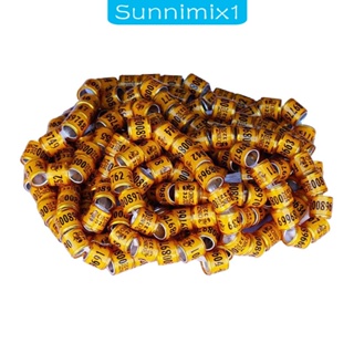 [Sunnimix1] แหวนขานกพิราบ อะลูมิเนียม น้ําหนักเบา ทนทาน 8 มม. 100 ชิ้น 2024