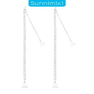 [Sunnimix1] สายรัดบราชั้นใน ประดับพลอยเทียม ตะขอโลหะ ปรับได้ แบบเปลี่ยน สําหรับเสื้อชั้นใน 1 คู่