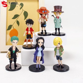 Tobie โมเดลฟิกเกอร์ การ์ตูน Luffy Roronoa Hancoc Zoro Sanji Boa ของเล่น ของสะสม สําหรับเด็ก