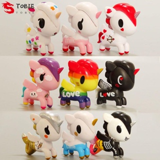 Tobie โมเดลตุ๊กตาฟิกเกอร์ ยูนิคอร์น Tokidoki Unicorn ของเล่น ของสะสม สําหรับเด็ก