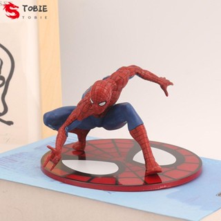 Tobie ตุ๊กตาฟิกเกอร์ การ์ตูนซุปเปอร์ฮีโร่ Spiderman Avengers ของเล่นสําหรับเด็ก