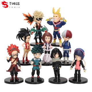 Tobie โมเดลฟิกเกอร์ PVC อนิเมะ Age of Heroes Midoriya Izuku ของเล่นสําหรับเด็ก 9 ชิ้น ต่อชุด