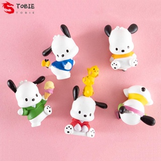 Tobie โมเดลฟิกเกอร์ อนิเมะ Pochacco Action Figures Friends ของขวัญ สําหรับตกแต่งเค้ก