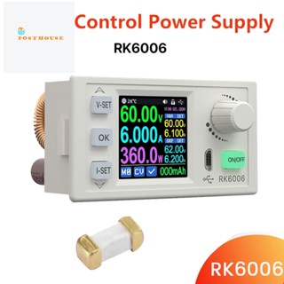 Rk6006 ตัวแปลงพาวเวอร์ซัพพลายดิจิทัล 60V 6A 4 หลัก COMM DC เป็น DC ปรับได้ แบบเปลี่ยน