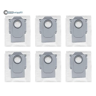 ถุงเก็บฝุ่น แบบเปลี่ยน สําหรับหุ่นยนต์กวาด Xiaomi Roborock P10 Q Revo 6 ชิ้น