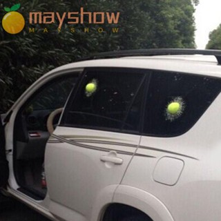 Mayshow สติกเกอร์ติดรถยนต์ ลูกเทนนิส มีกาวในตัว ลายฟุตบอล DIY