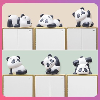 Creative Kawaii Panda สติ๊กเกอร์ติดผนัง 3d ซ็อกเก็ตสเตอริโอตกแต่งกันน้ำคุณภาพสูงสติกเกอร์น่าเกลียดซ็อกเก็ตอุปกรณ์ตกแต่งบ้าน [COD]