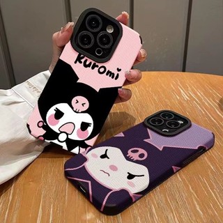 SANRIO เคสโทรศัพท์มือถือ ซิลิโคน ลายซานริโอ้ สีม่วง สําหรับ Iphone 14 13Promax 12 11 6S Xr 7Plus