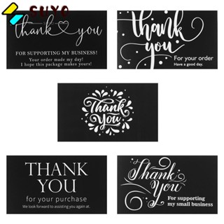 Suyo ป้ายฉลาก ลายตัวอักษร Thank You สีขาว สําหรับบรรจุภัณฑ์ DIY 30 ชิ้น