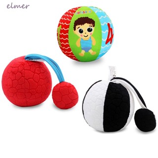 Elmer ของเล่นเด็ก ตุ๊กตาลูกบอล มีเสียง สีแดง 1 ชิ้น