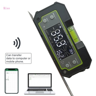 Kiss เครื่องวัดความเอียงดิจิทัล แบบแกนคู่ 4x90° ไม้โปรแทรกเตอร์ค้นหา พร้อมฐานแม่เหล็ก สําหรับถ่ายโอนข้อมูล