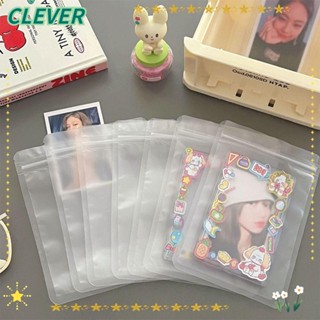 Clever ถุงขนม PE แบบใส เนื้อแมตต์ มีกาวในตัว สําหรับงานแต่งงาน 50 ชิ้น