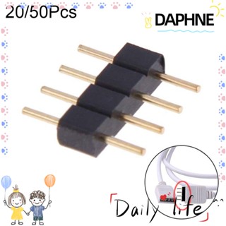 Daphne อะแดปเตอร์ปลั๊กตัวผู้ 20 50 ชิ้น สําหรับ 3528 5050 Smd 4-Pin