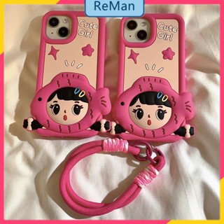 เคสโทรศัพท์มือถือ ซิลิโคน กันกระแทก ลายการ์ตูนปลา เด็กผู้หญิง สําหรับ Iphone 14 13Promax 12pro 11 14Promax 14plus 13 12pro 12 11 pro max Xr Xs max 7 8 Plus 13 pro max 13 12 12pro 11promax