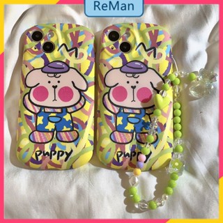 เคสโทรศัพท์มือถือ กันกระแทก ลายการ์ตูนหมีกราฟฟิตี้ พร้อมสายคล้องมือ สําหรับ Iphone 14 13Pro 11 12Promax 14Promax 14plus 13 12pro 12 11 pro max Xr Xs max 7 8 Plus 13 pro max 13 12 12pro 11promax