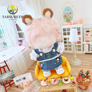 Tarsureth ชุดเอี๊ยมกระโปรงยีน DIY สําหรับตุ๊กตา