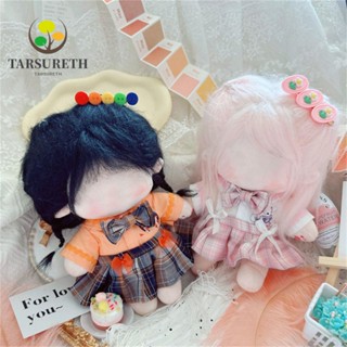 Tarsureth เสื้อผ้าตุ๊กตา ผ้าฝ้าย แฮนด์เมด หลากสี สําหรับตุ๊กตาไอดอล 20 ซม. DIY