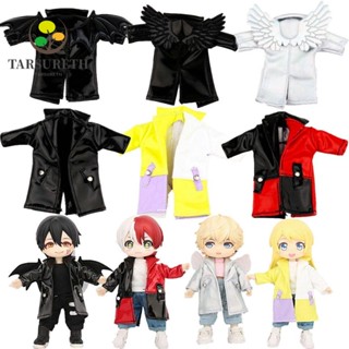 Tarsureth เสื้อโค้ทแขนยาว 1/12bjd แฟชั่น อุปกรณ์เสริม สําหรับตุ๊กตา 1/12bjd