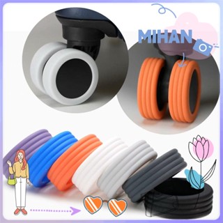 Mh 4/8 ชิ้น / เซต กระเป๋าเดินทาง ล้อซิลิโคน พร้อมเสียงเงียบ …