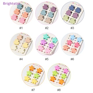 Brightstar กิ๊บติดผมหน้าม้า ลายดอกไม้ สําหรับเด็ก 6 ชิ้น ต่อชุด