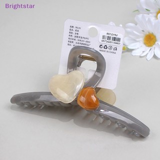 Brightstar กิ๊บติดผม รูปหัวใจ สีสันสดใส เครื่องประดับ สําหรับผู้หญิง